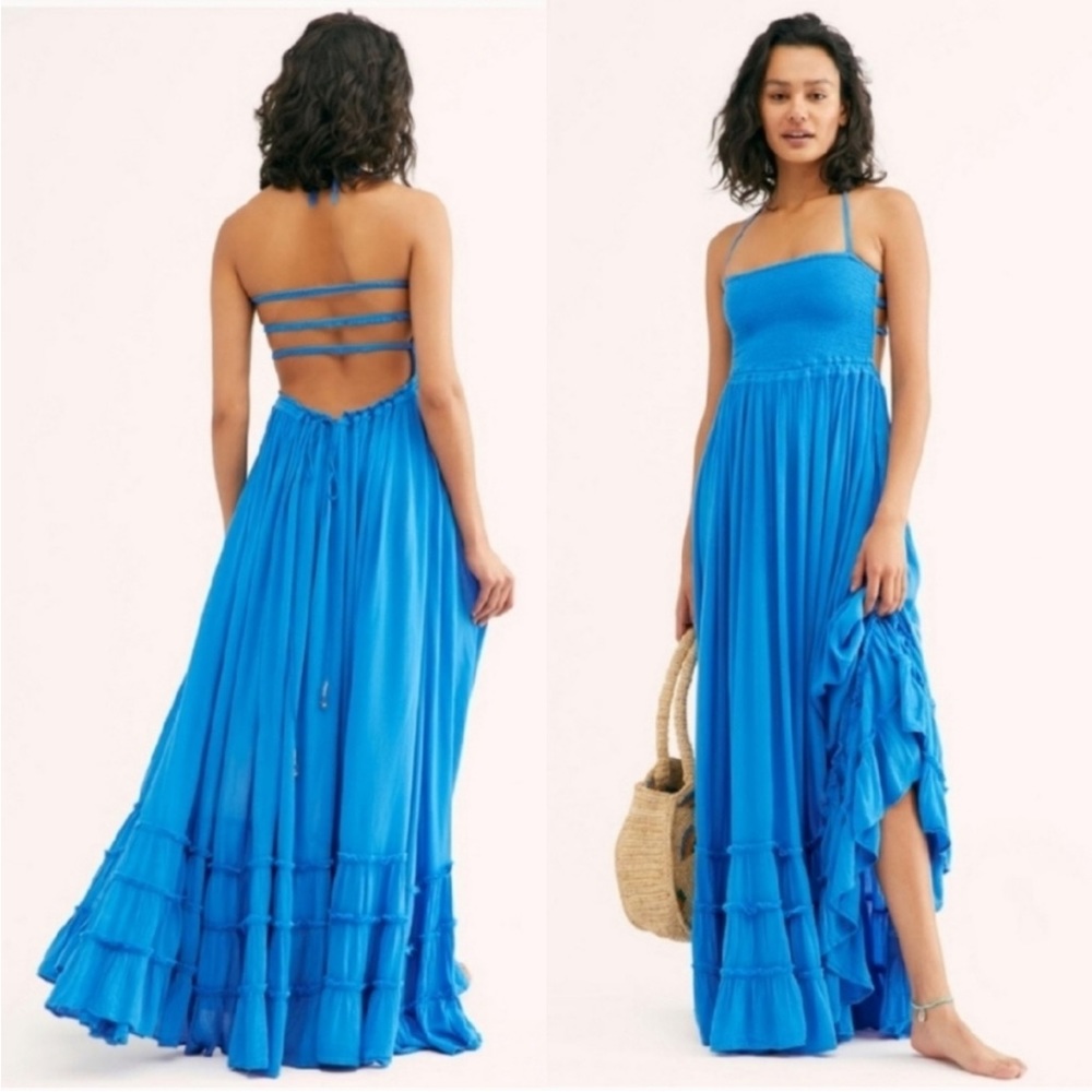 Free People extra tropical maxi dress